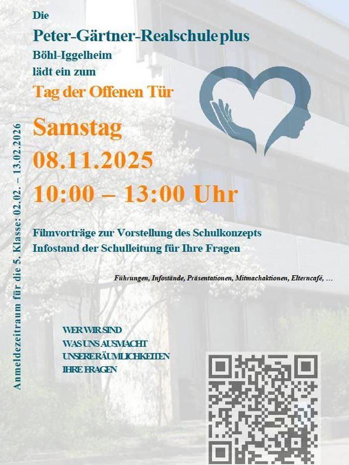 Einladung zum Tag der offenen Tür am 08.11.2025